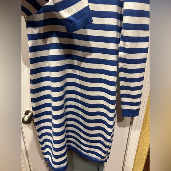 Milly Blue and White Striped Dress size XL - Picture 5 of 8